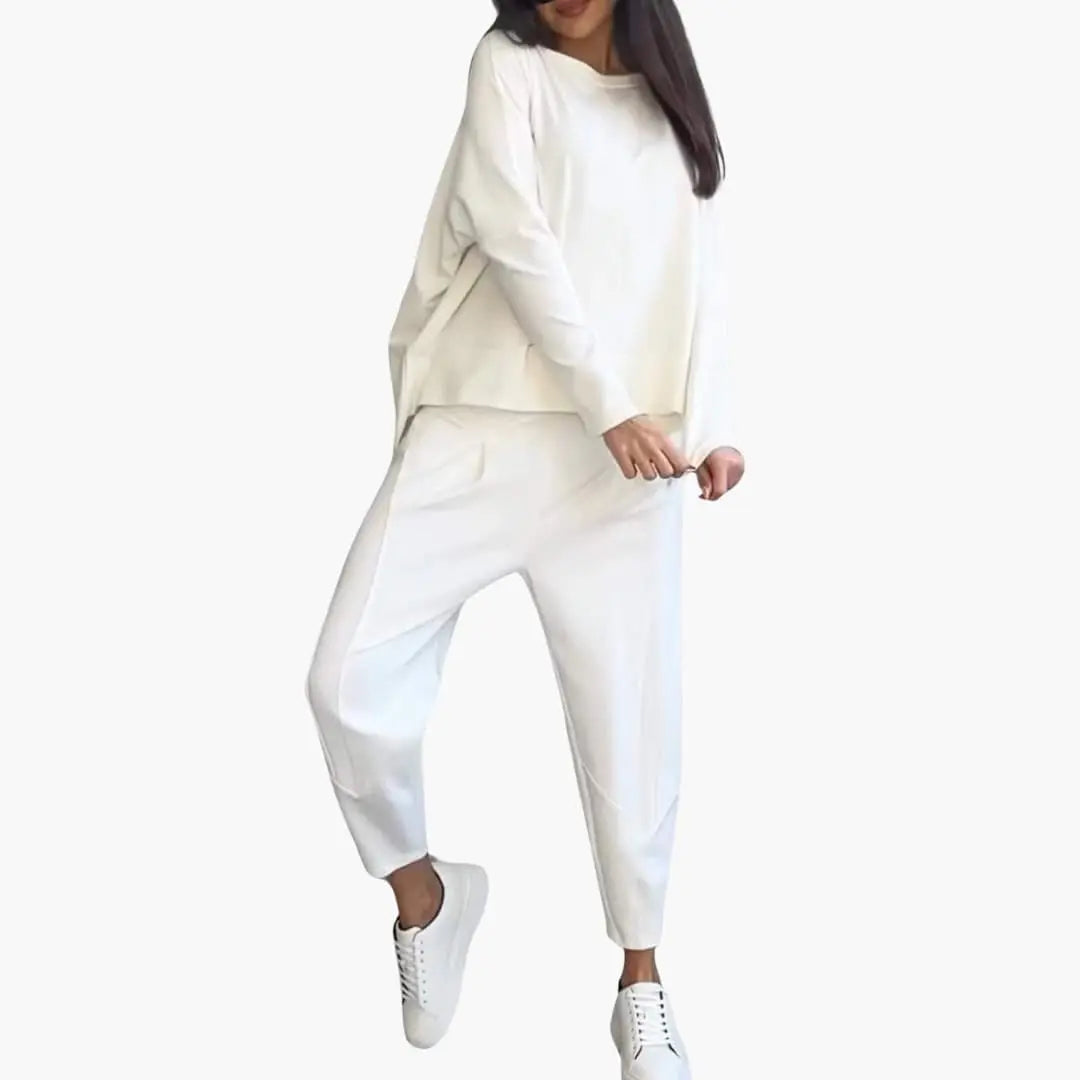 Thea | Two-Piece Crew Neck Set