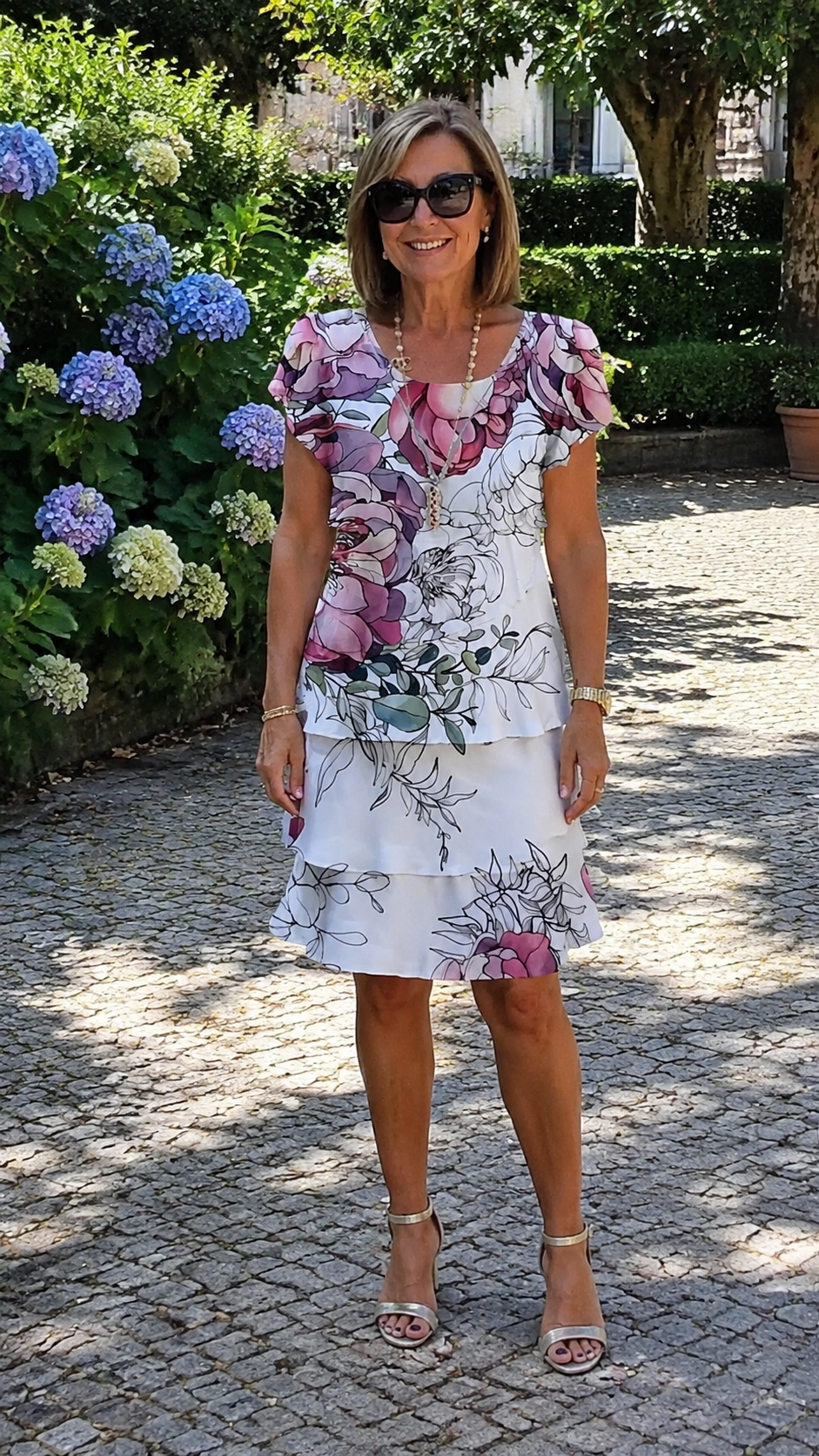Celia – Elegant and Flowing Ruffle Dress