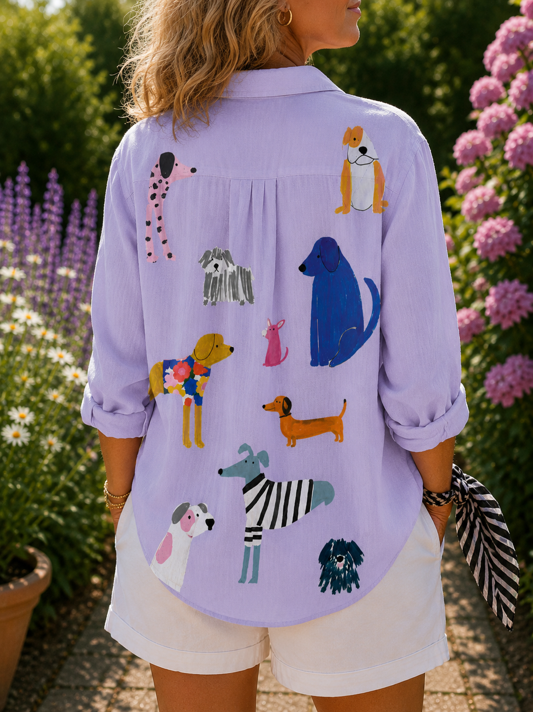 Florence | Fun Doggy Blouse