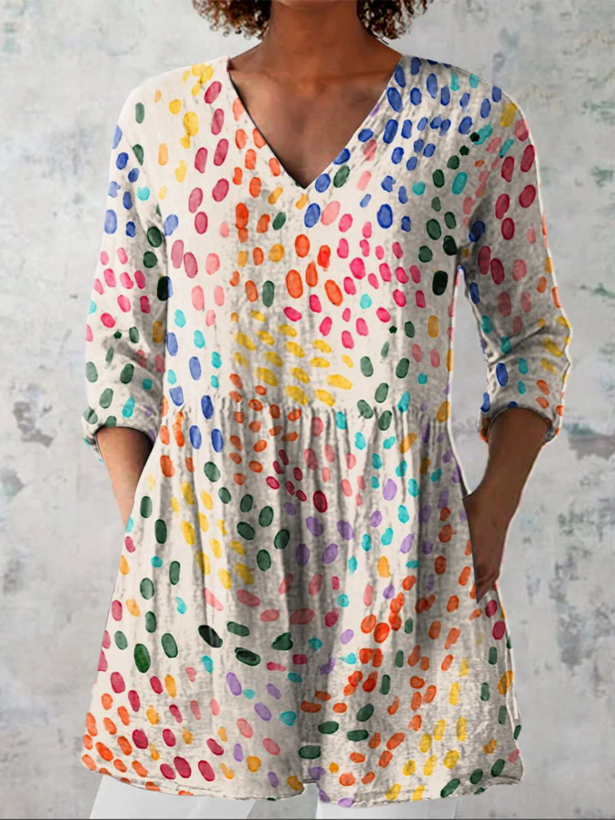Lidia blusa larga