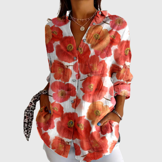 Blusa ligera y colorida con estampado