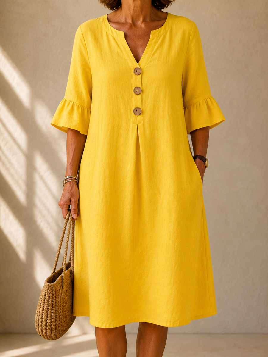 Carlota™ | Button-Front Dress