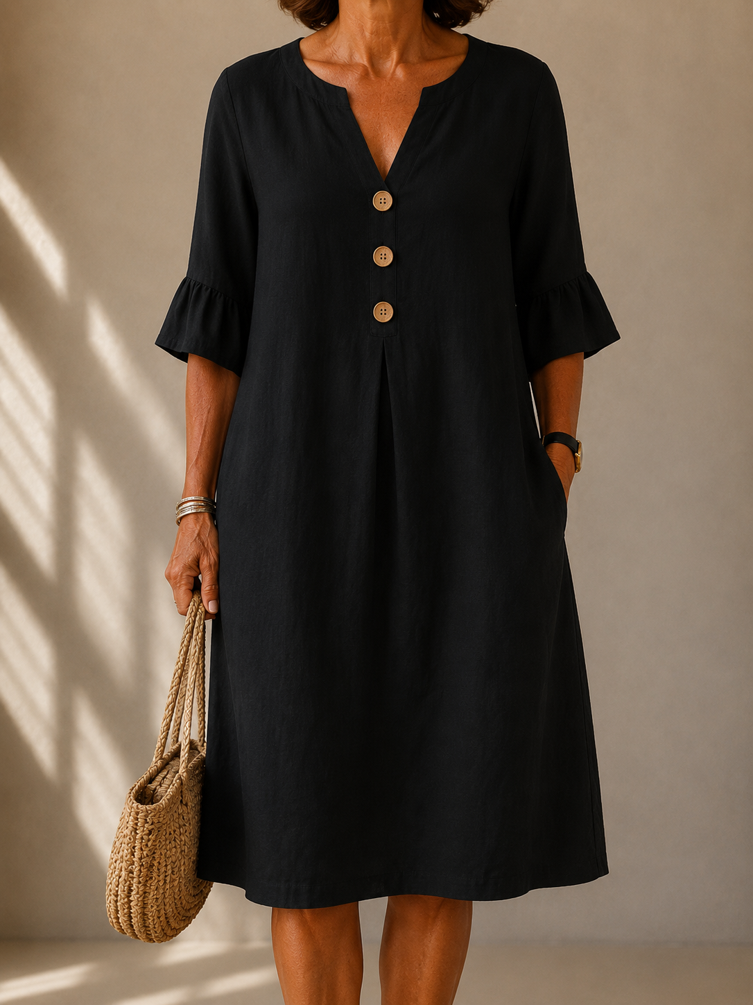 Silvia™ | Button-Up Dress