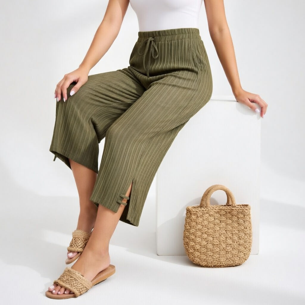 Lauréline™ — Elegant and comfortable flowy summer pants