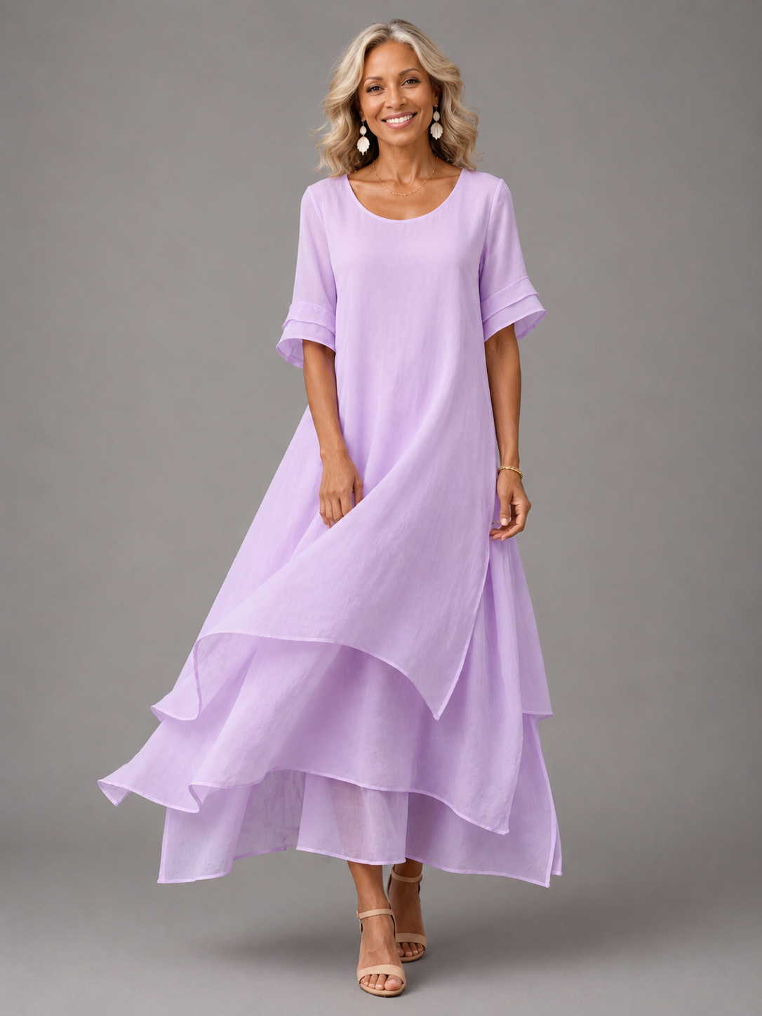 Liora™ | Vestido Maxi de Gracia Fluida