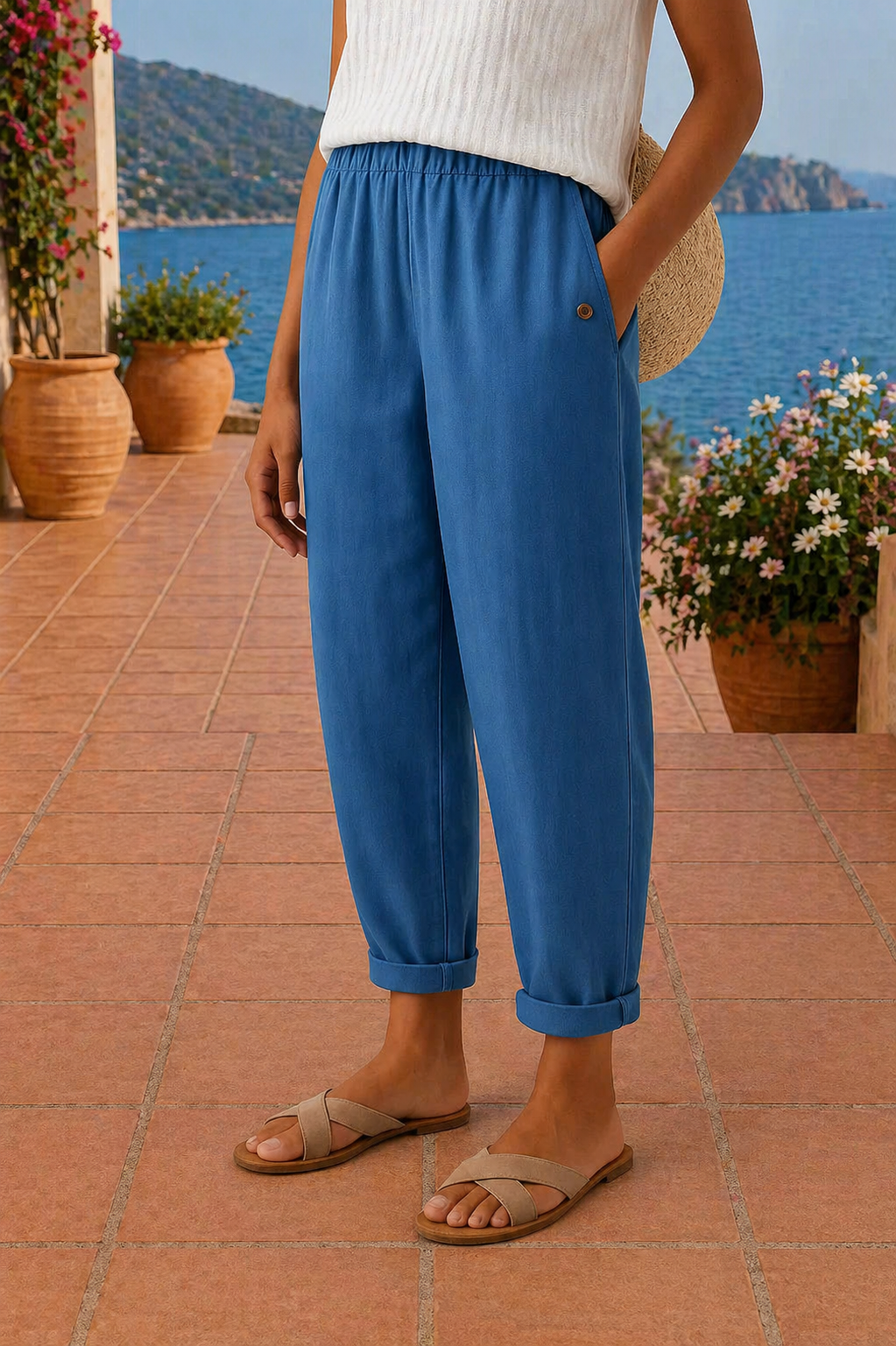 Maja Fresh Linen Trousers