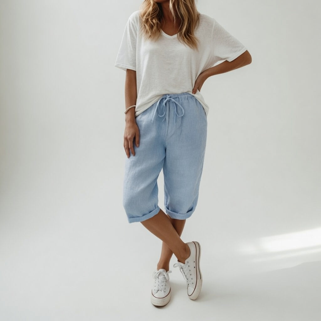 Fernande™ — Casual 100% Cotton Summer Shorts