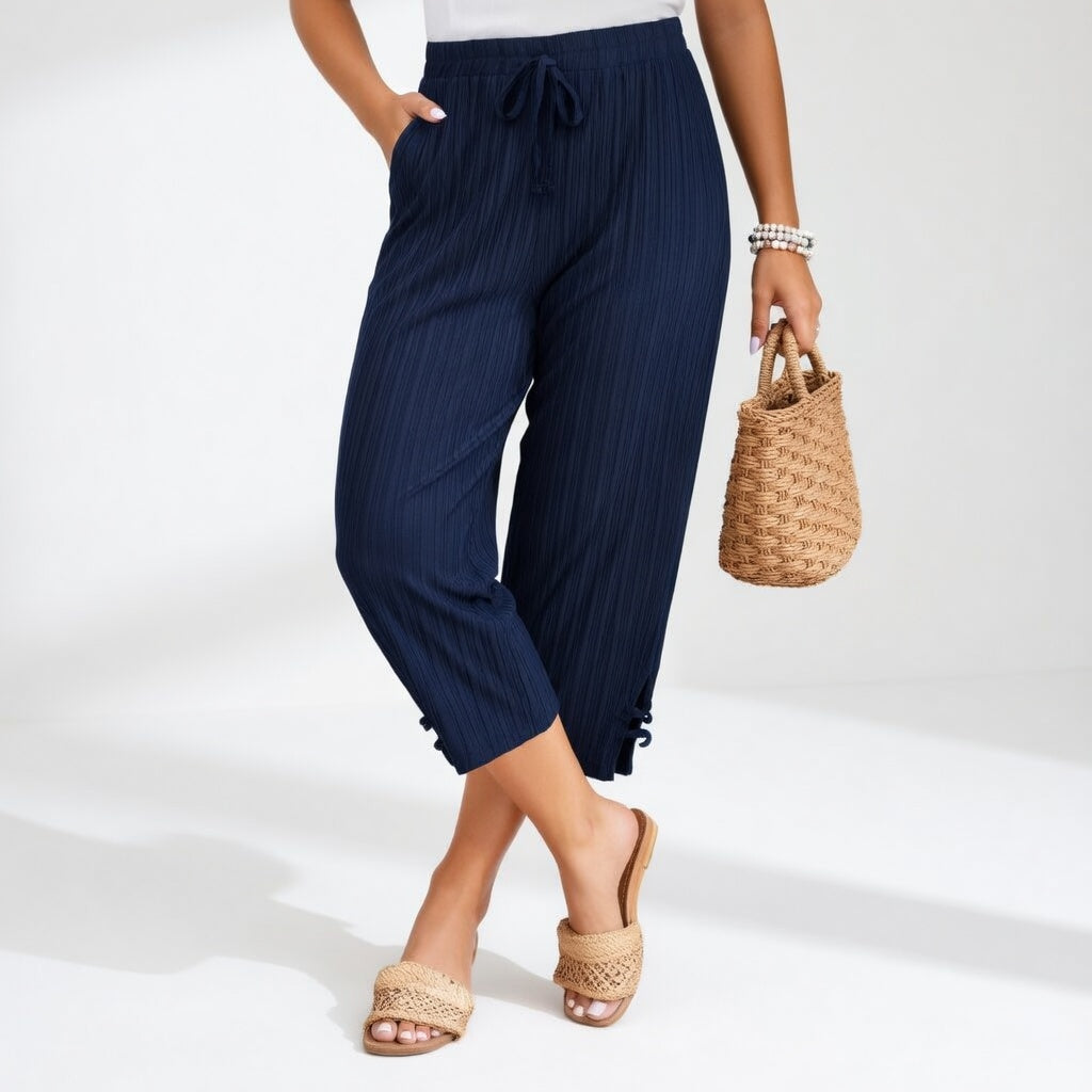 Lauréline™ — Elegant and comfortable flowy summer pants