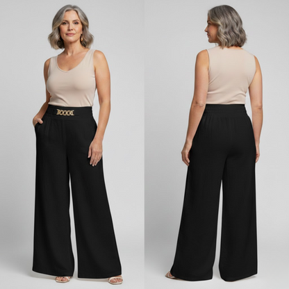 Évelyne™ — High-waisted shaping wide-leg pants