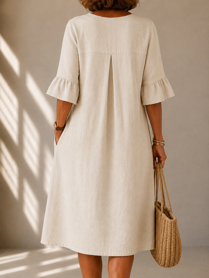 Leonor™ | Buttoned Dress