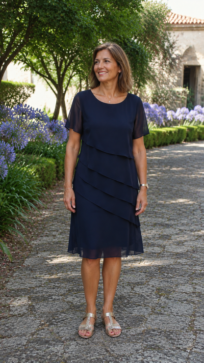 Julia – Elegant and Flowy Ruffle Dress