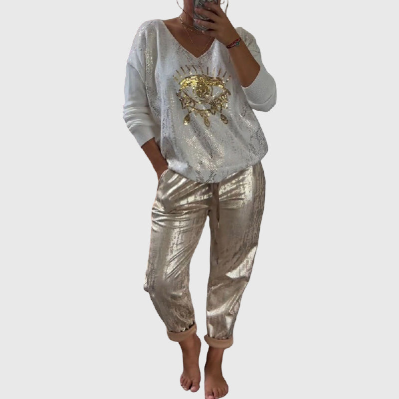 Arlise - Elegant Two-Piece Casual Set