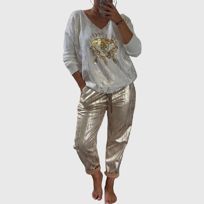 Arlise - Elegant Two-Piece Casual Set