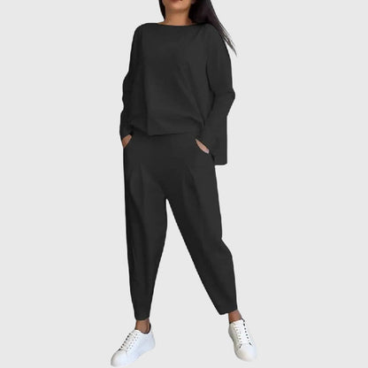 Thea | Two-Piece Crew Neck Set