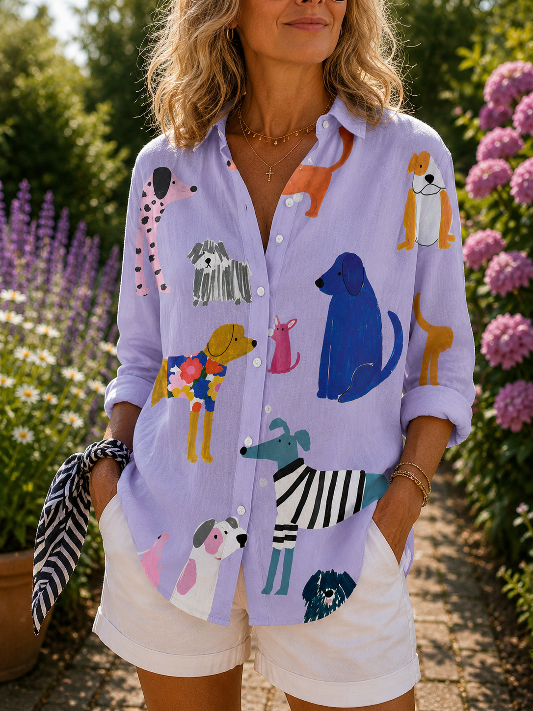 Florence | Fun Doggy Blouse