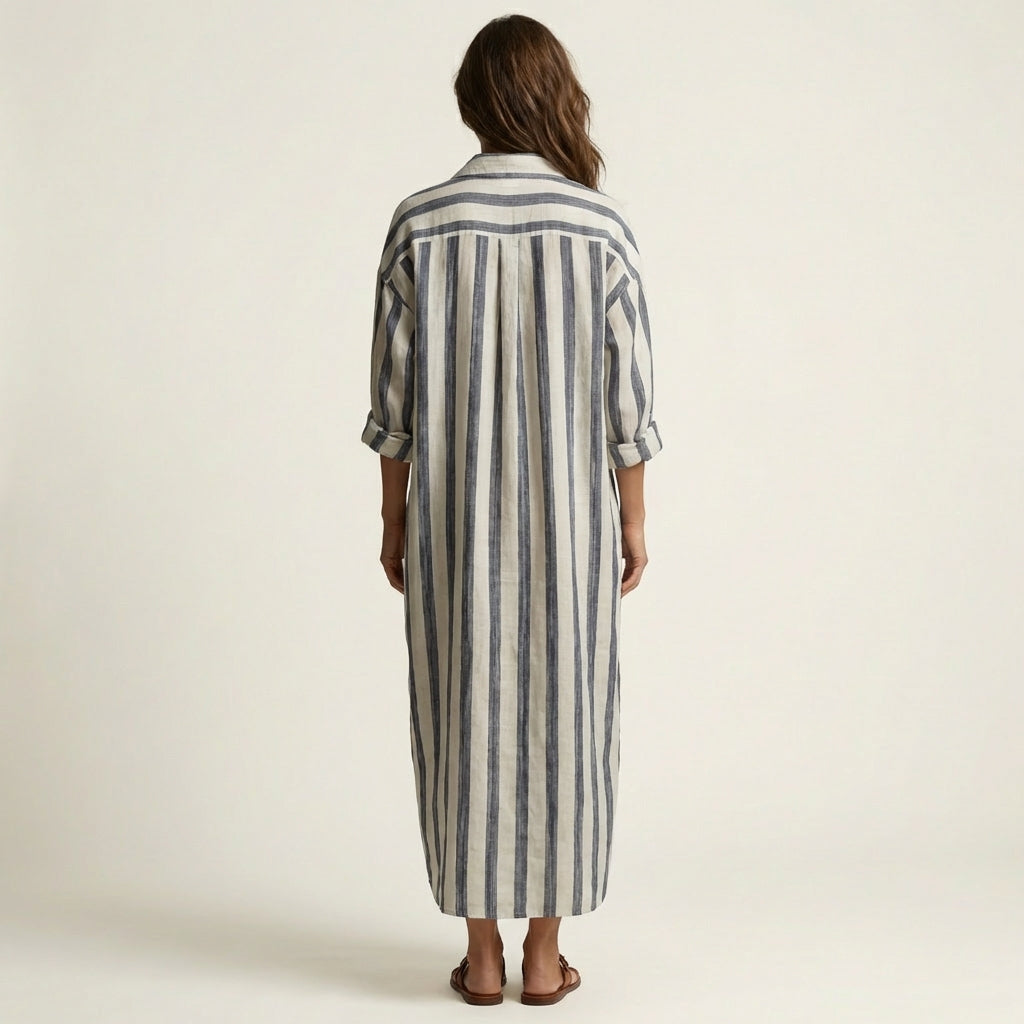 Nadia | Striped Maxi Dress