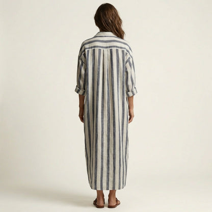 Nadia | Striped Maxi Dress
