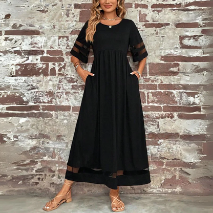 Cerelia | Flattering Midi Dress that Hides the Tummy